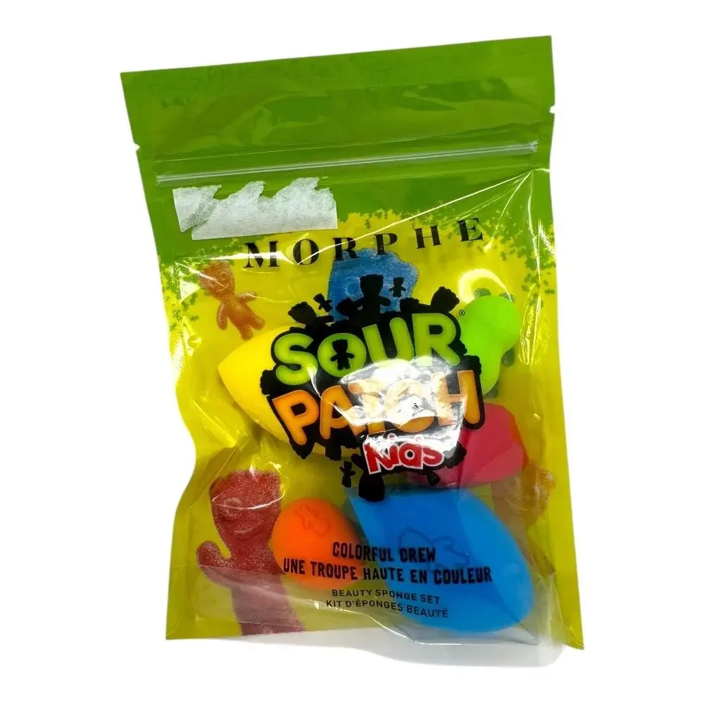 NEW Morphe x Sour Patch Kids Colorful Crew Beauty Sponge Set